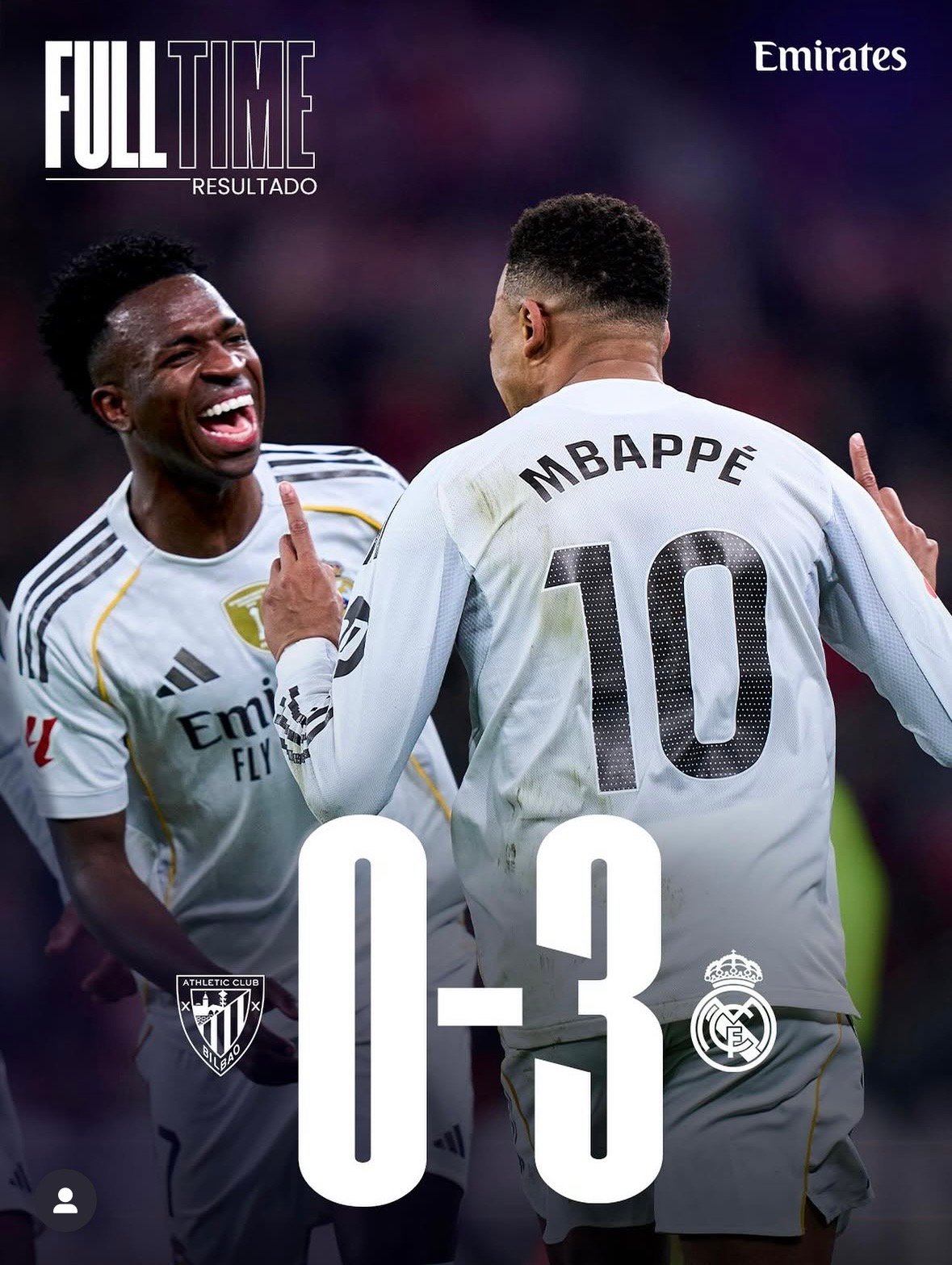 ¡Fin a la racha de empates! El Real Madrid vence 3-0 como visitante al Athletic Club