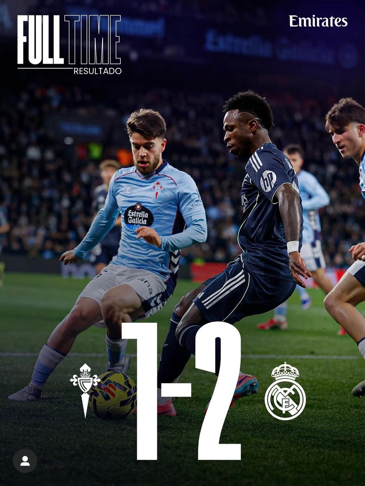 ¡Valverde salva al Real Madrid en el último instante! El Real Madrid venció 2-1 al Celta de Vigo como visitante